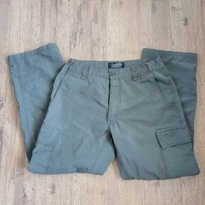 Men's Green Cargo Pants, LAPG Brand Size 32x30